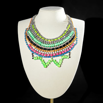 TOM BINNS Very Neon Techno Chic Necklace
