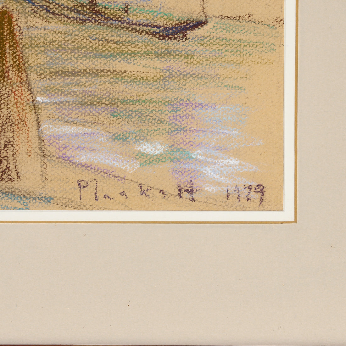Joseph Plaskett - "The Rialto, Venice" - Pastel on Paper
