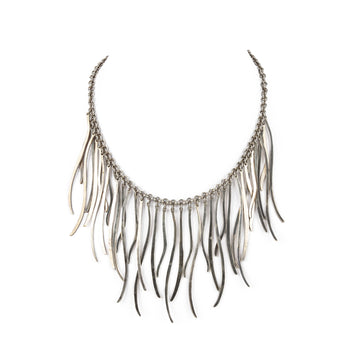 KEVIN OLIVER Sterling Silver Fringe Collar Necklace