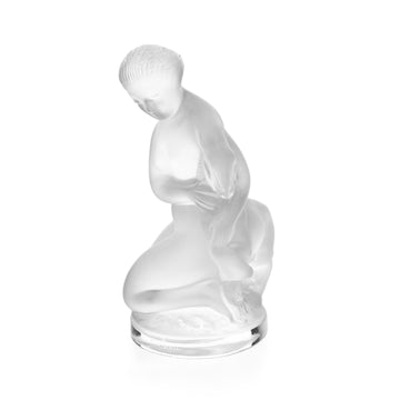 LALIQUE Diana the Huntress with Fawn Figurine