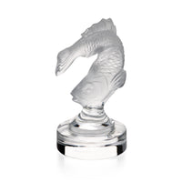 LALIQUE Goujon Koi Fish on Stand 13755 Figurine