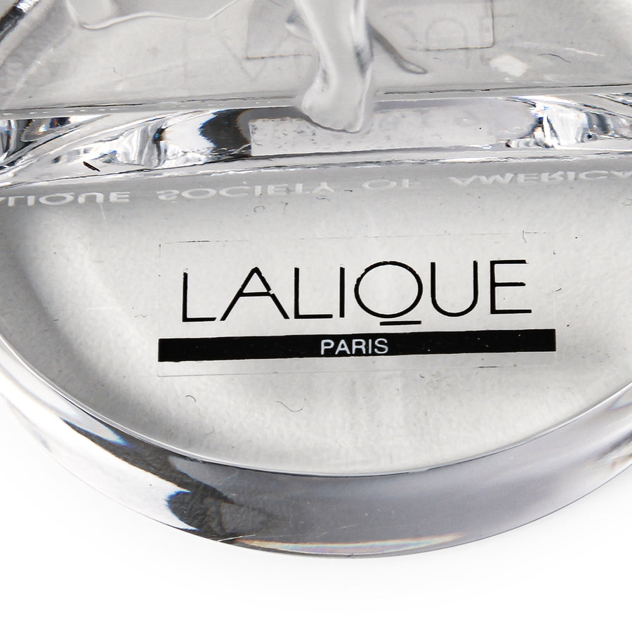 LALIQUE Hestia Medallion Plaque/Paperweight 61051