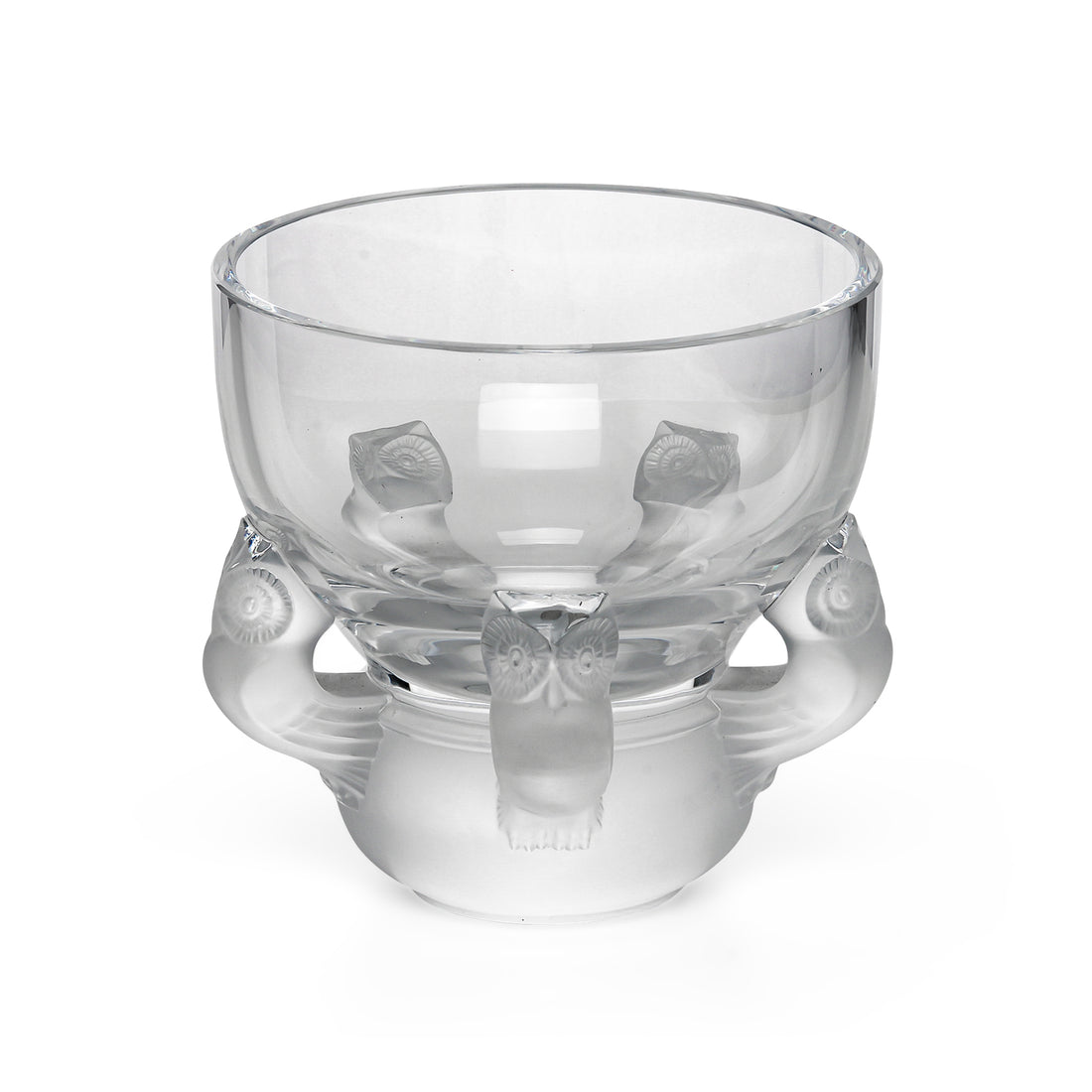 LALIQUE Hiboux - Owl Bowl/Vase