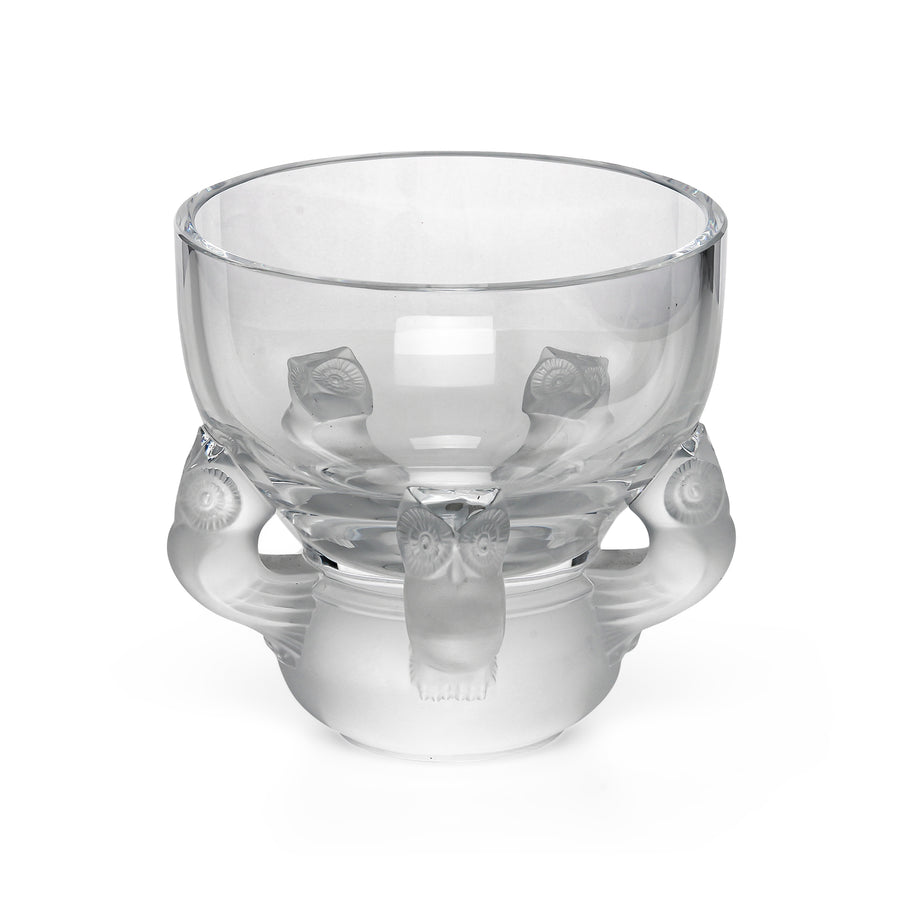 LALIQUE Hiboux - Owl Bowl/Vase