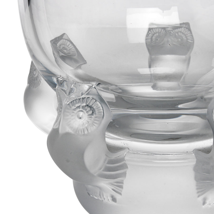 LALIQUE Hiboux - Owl Bowl/Vase