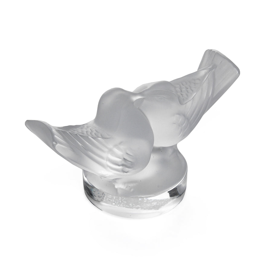 LALIQUE Lovebirds Kissing 61055 Figurine