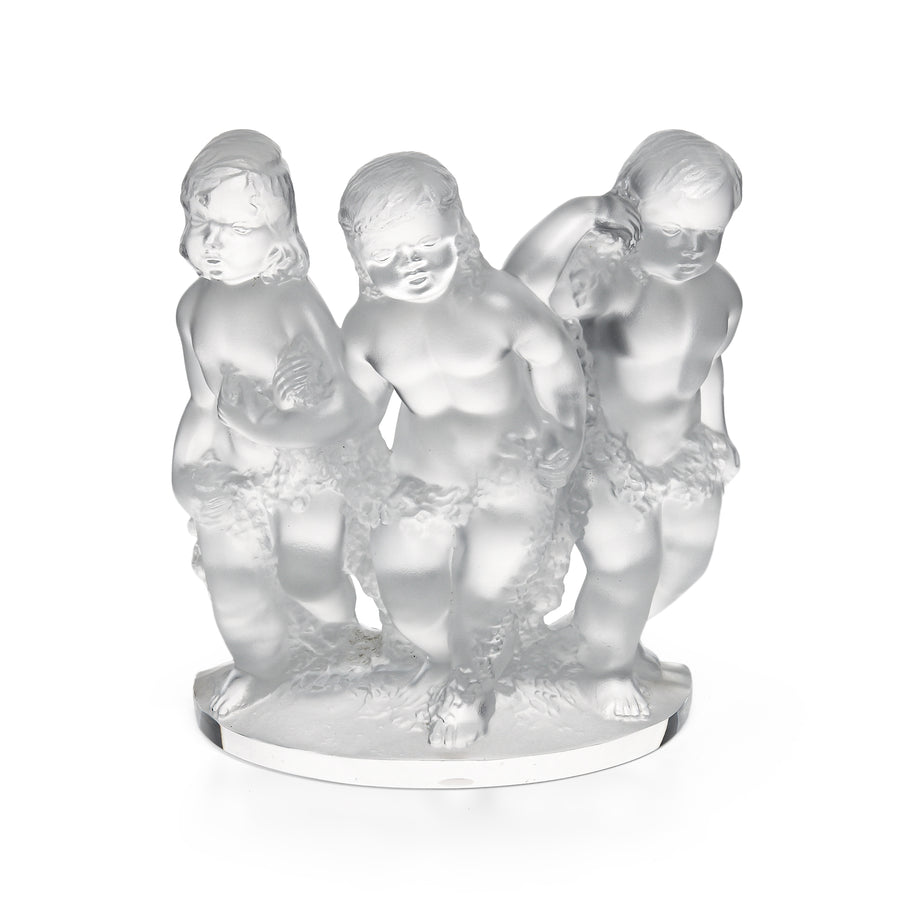 LALIQUE Luxembourg Cherubs Figurine