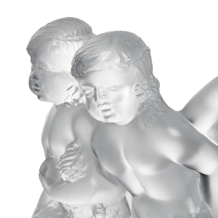 LALIQUE Luxembourg Cherubs Figurine
