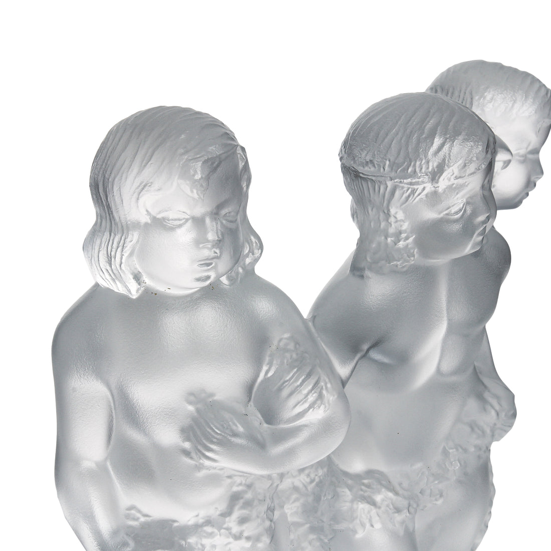 LALIQUE Luxembourg Cherubs Figurine