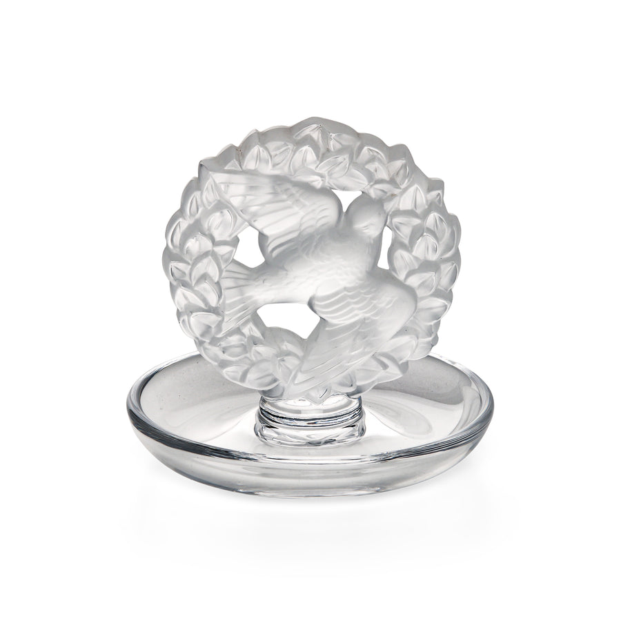 LALIQUE Peace Pin Tray 107054