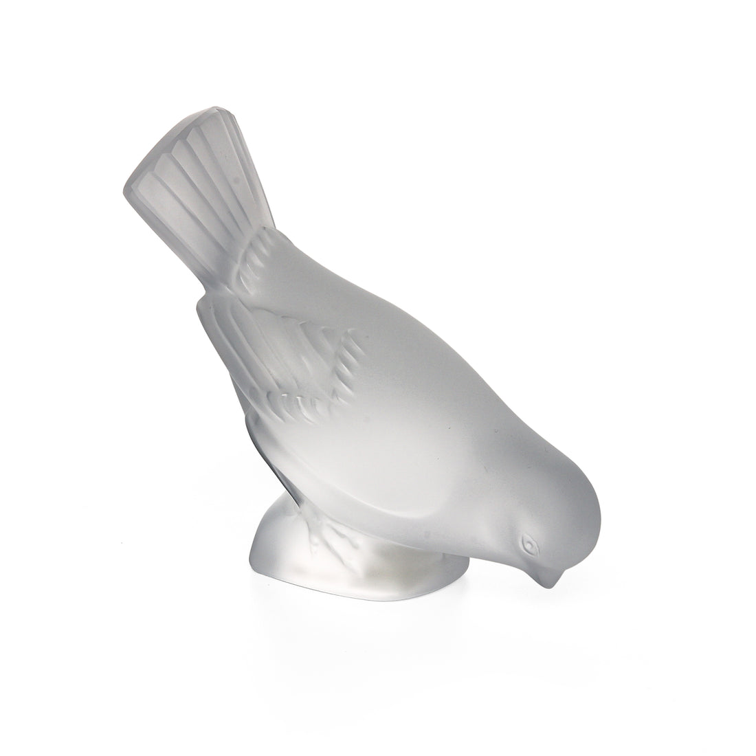 LALIQUE Sparrow Pecking 11604 Figurine