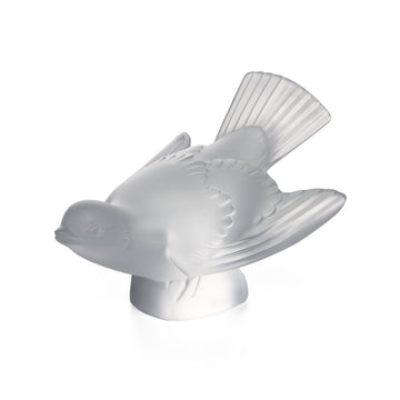 LALIQUE Sparrow Wings Out 11633 Figurine