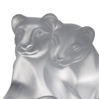 LALIQUE Tambwee Lion Cubs 11667 Figurine