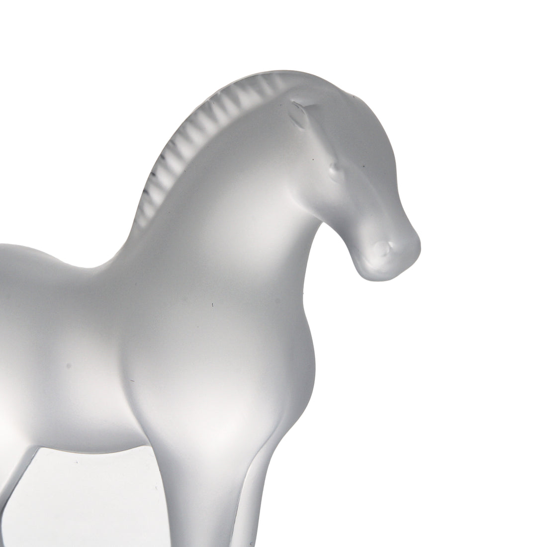 LALIQUE Tang Horse on Stand 11816 Figurine