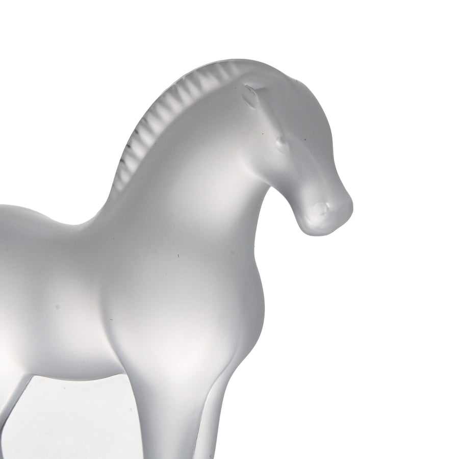 LALIQUE Tang Horse on Stand 11816 Figurine