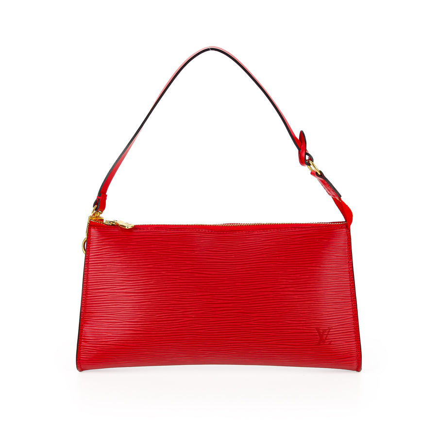 LOUIS VUITTON Epi Pochette Accessoires - Red