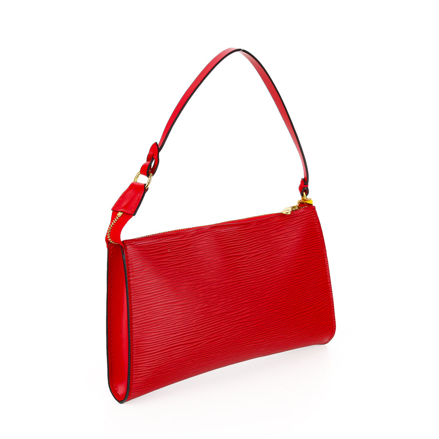 LOUIS VUITTON Epi Pochette Accessoires - Red