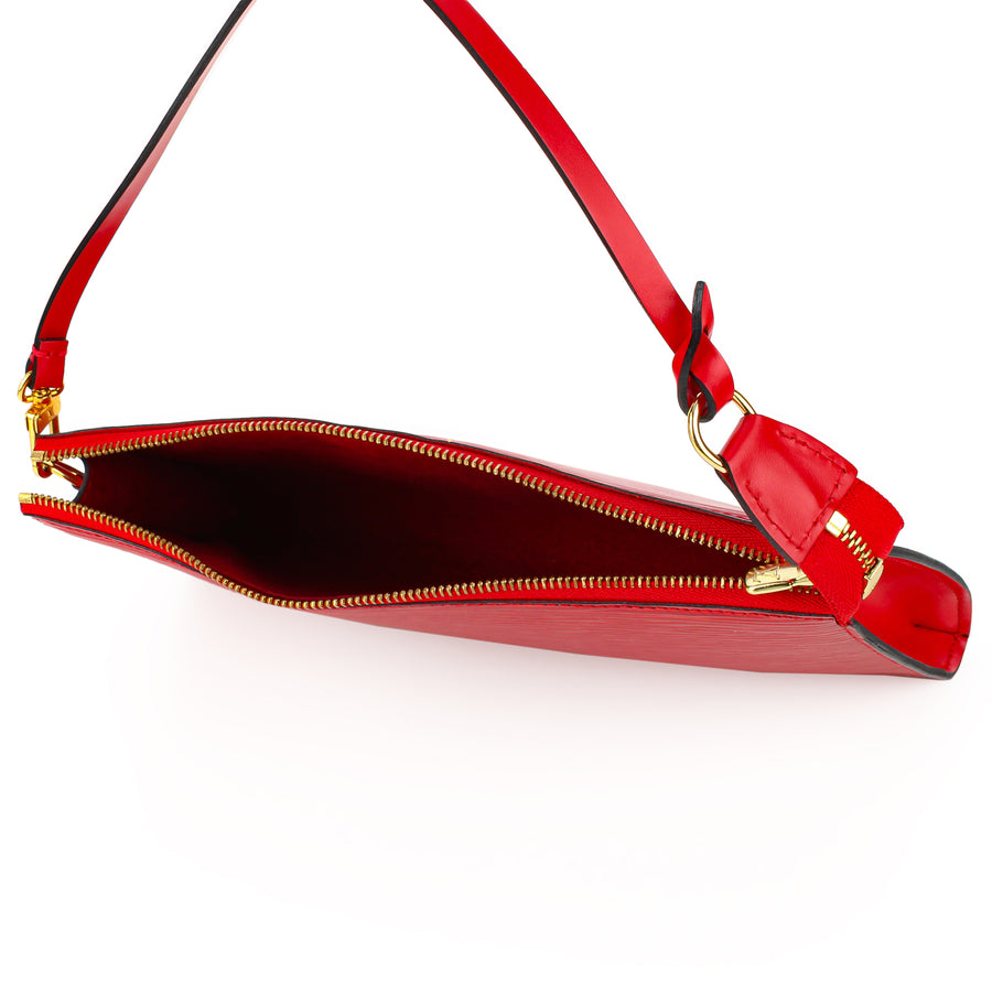 LOUIS VUITTON Epi Pochette Accessoires - Red