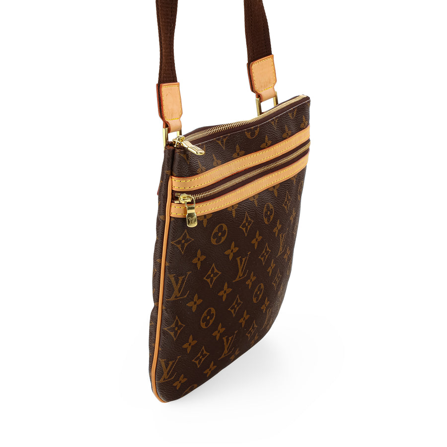 LOUIS VUITTON Monogram Canvas Pochette Bosphore Crossbody
