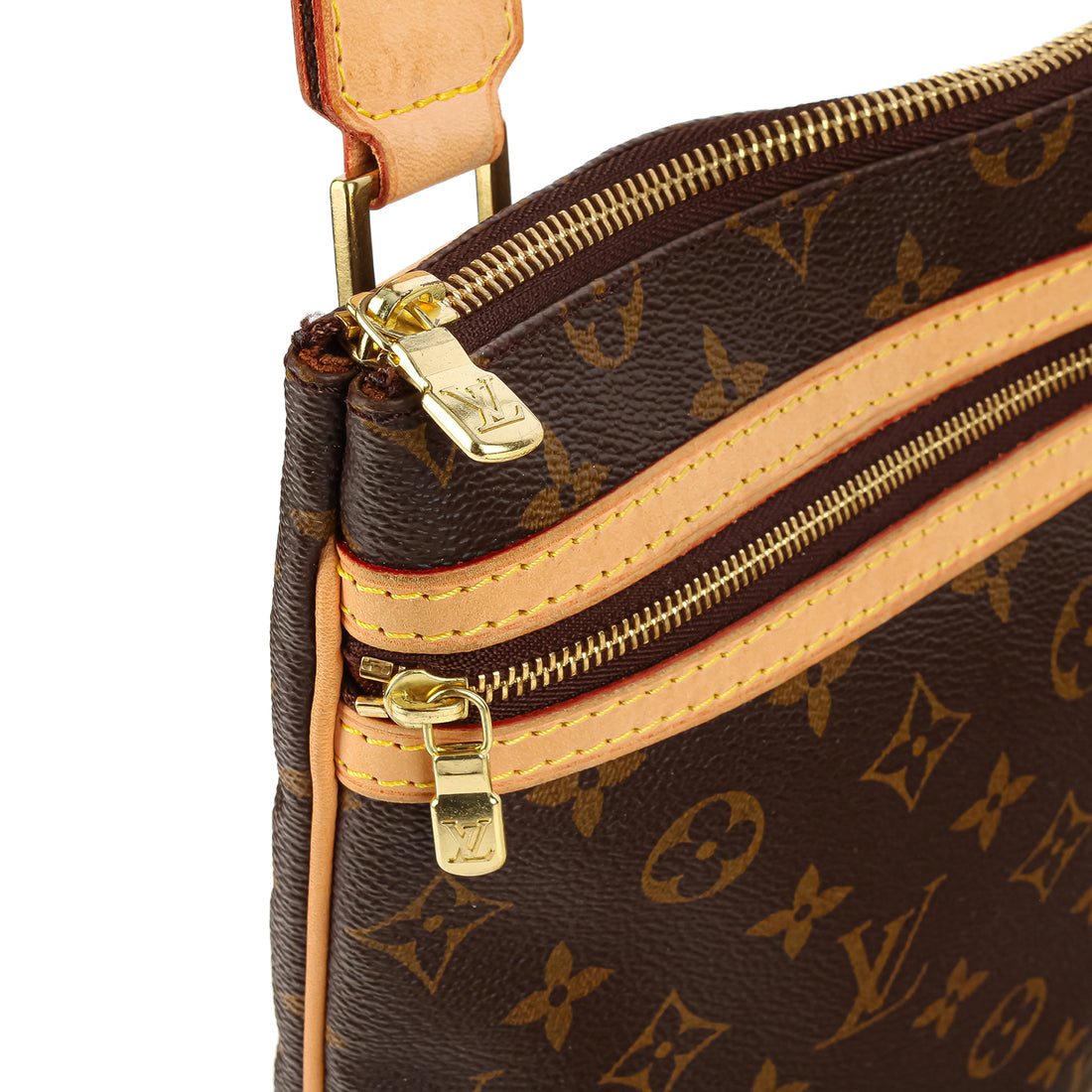 LOUIS VUITTON Monogram Canvas Pochette Bosphore Crossbody