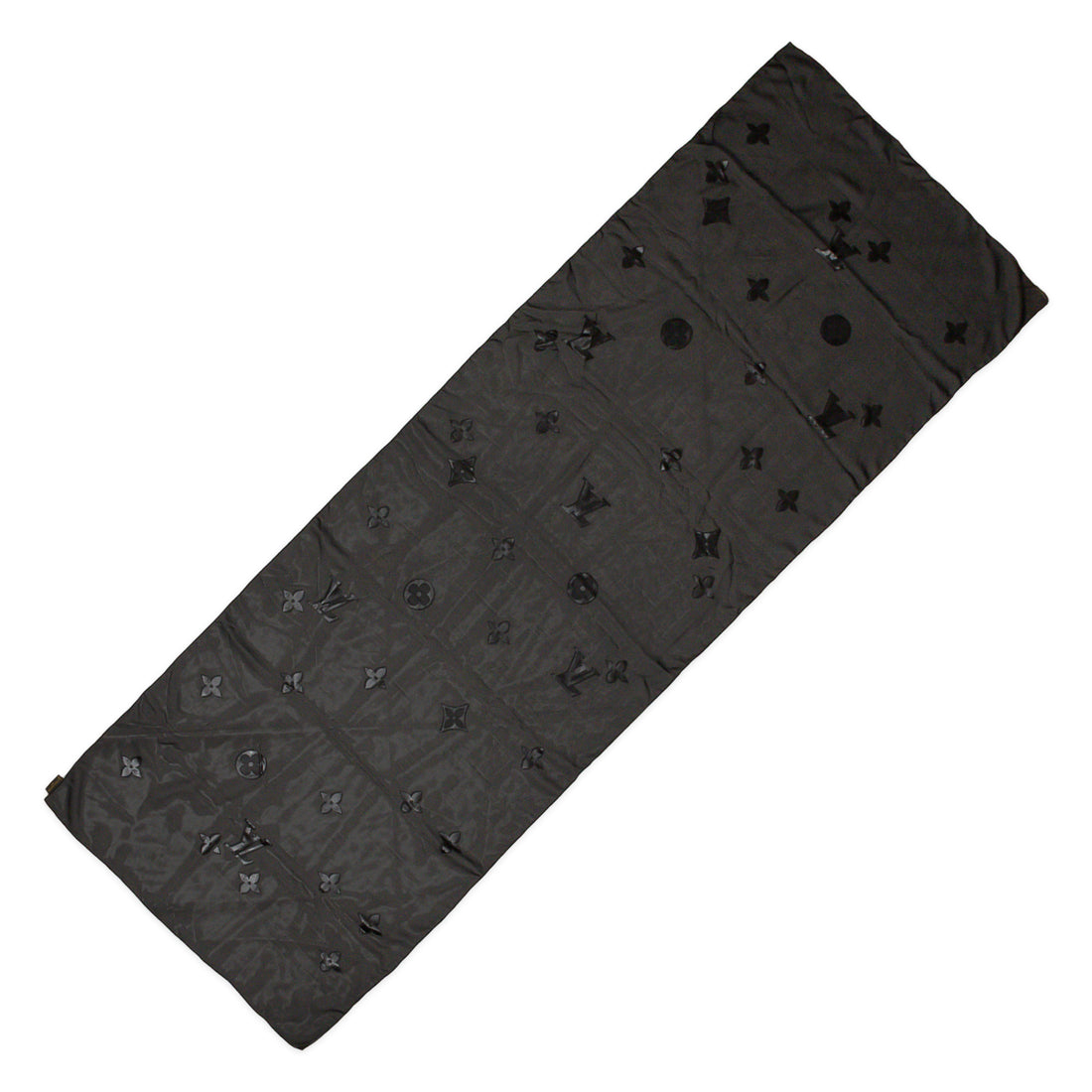 LOUIS VUITTON Silk Blend Scarf - Black Monogram