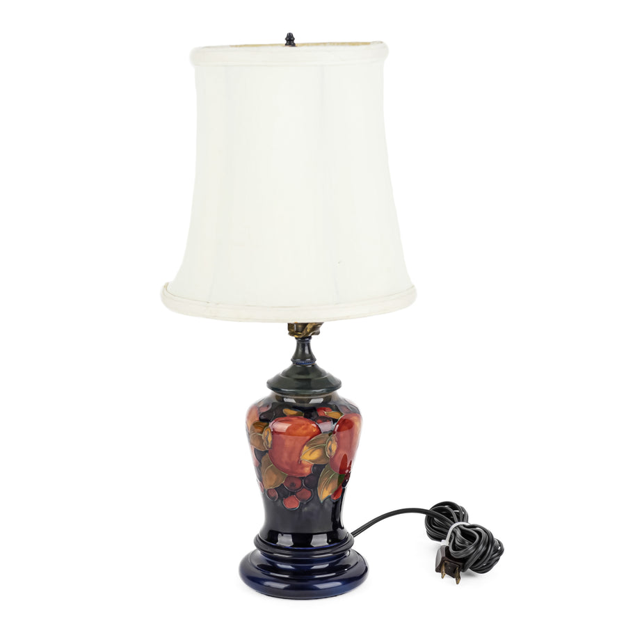MOORCROFT Small Pomegranate Lamp w/Shade
