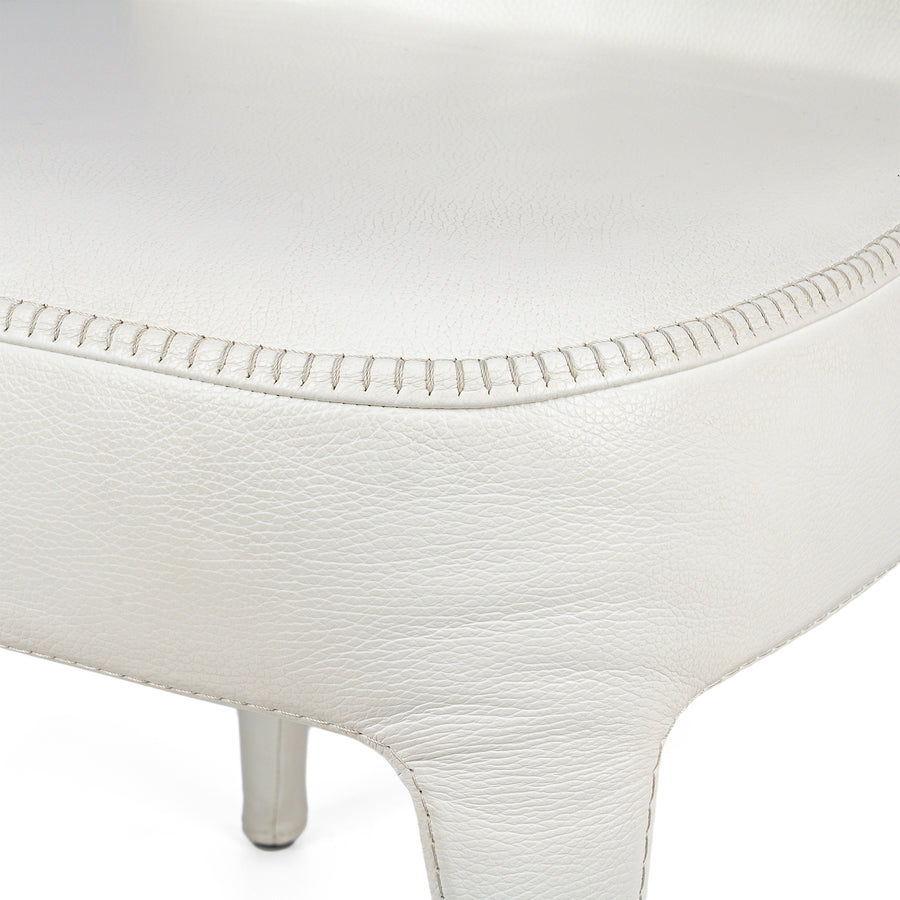 MAXALTO Febo White Leather Chair