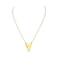 MIRIT WEINSTOCK 24K Gold-Plated Sterling Silver Folded Heart Pendant Necklace