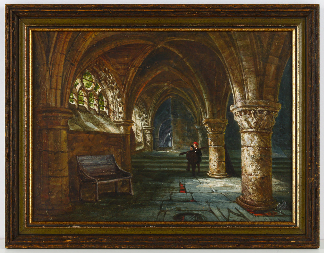 Margaret Rayner - Medieval Gothic - Watercolour on Paper