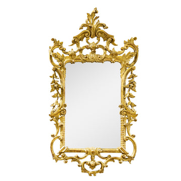 Vintage Chippendale Style Gilt Mirror