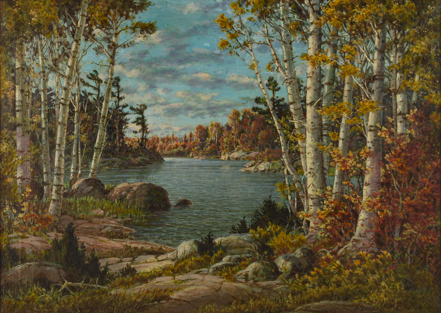 Otto Planding - Landscape - Oil on Canvas