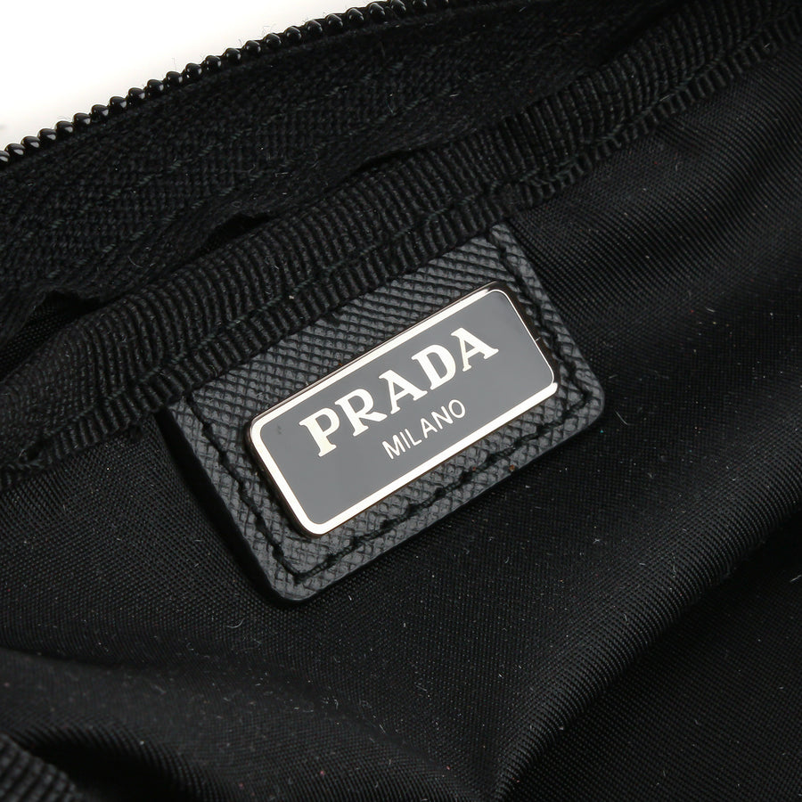 PRADA Tessuto Makeup Bag - Black