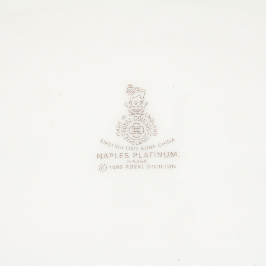 ROYAL DOULTON Naples Platinum Platter