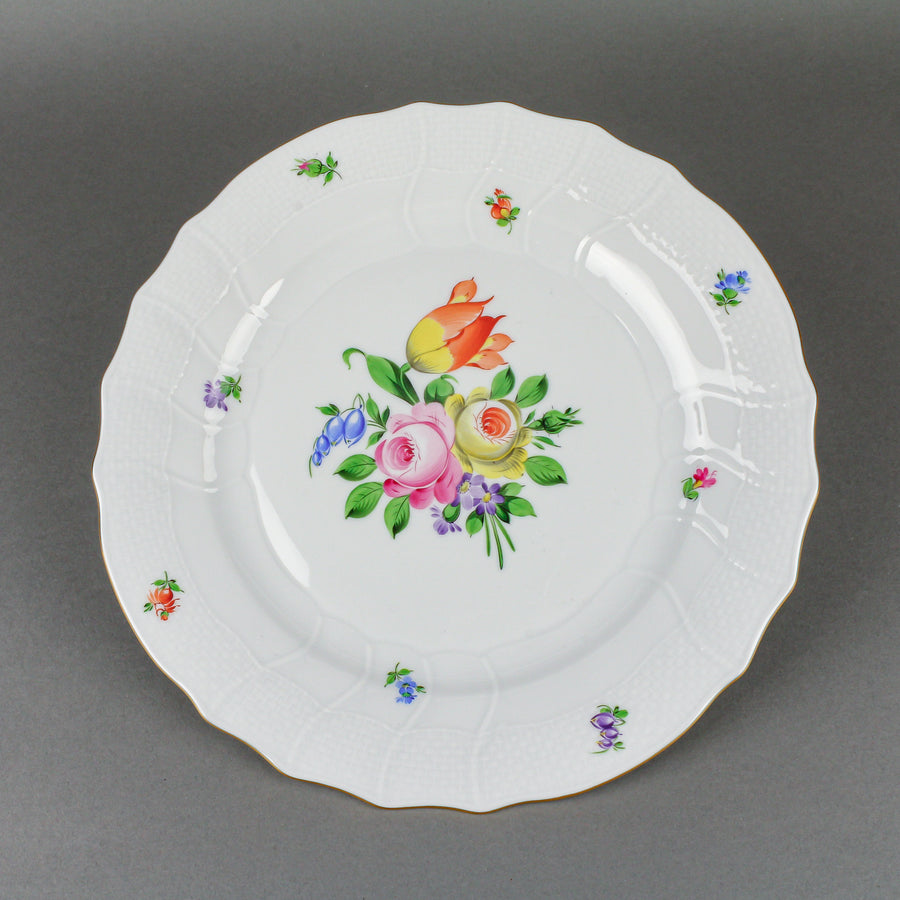 HEREND Hand-Painted Printemps Dinner Plate