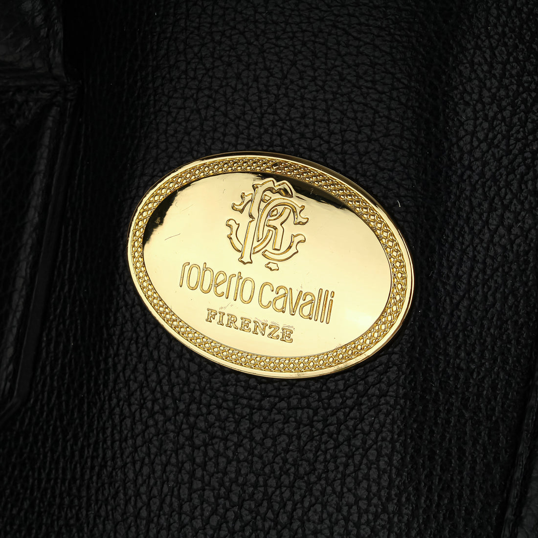 ROBERTO CAVALLI Handbag - Black Leather & Suede
