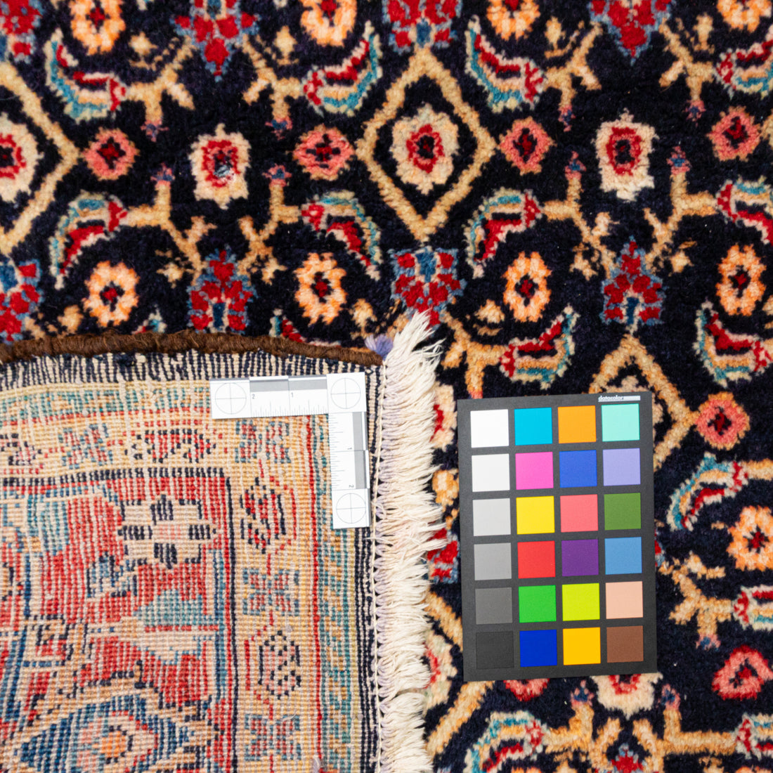 Hand Knotted Wool Persian Style Rug           88"x55"
