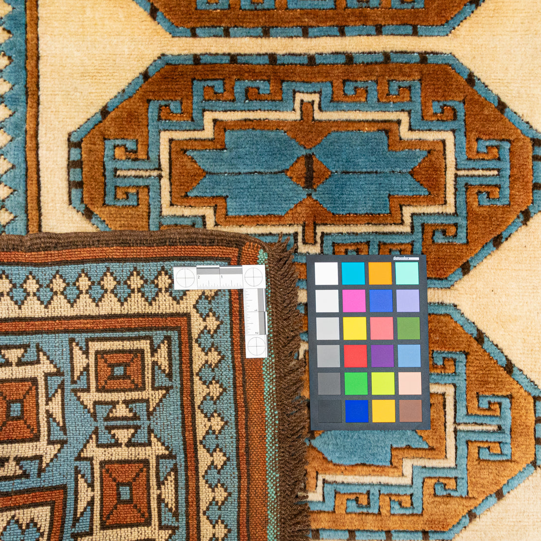 Hand Knotted Wool Turkish Rug 72"x53"