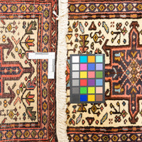 Hand Knotted Wool Karajeh Runner               113"x27"
