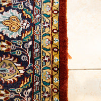 Faux Silk Indo-Persian Rug 109"x72"