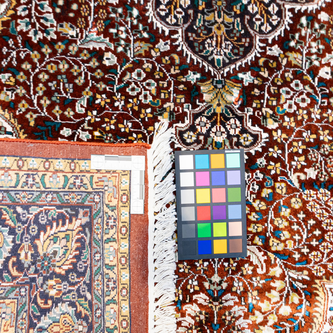 Faux Silk Indo-Persian Rug 109"x72"