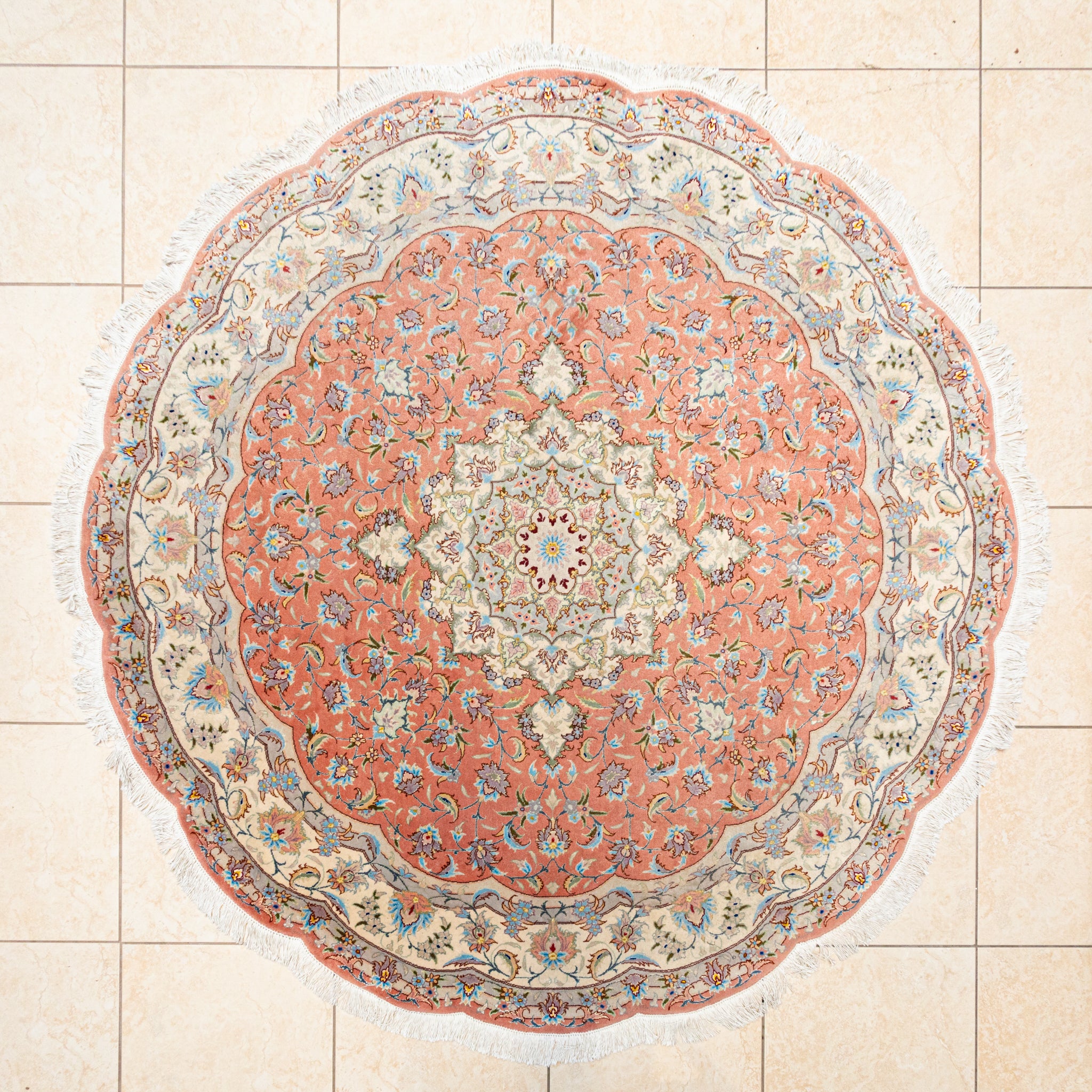 Indo-Persian Round Rug D80