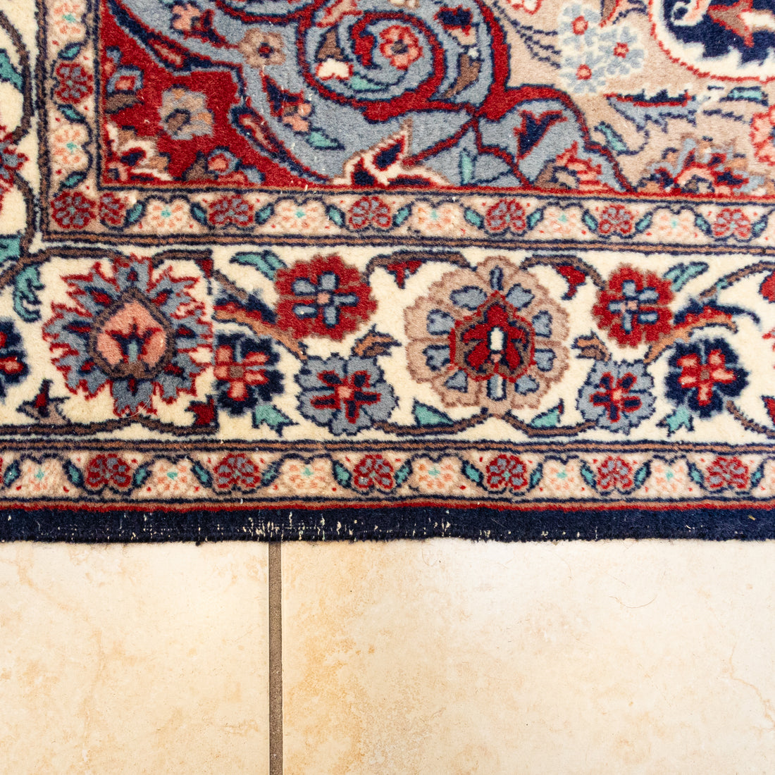 Hand Knotted Wool Persian Style Rug     80"x49"