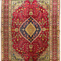 Hand Knotted Wool Tabriz Persian Rug        83"x58"