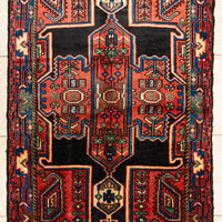 Hand Knotted Wool Zanjan Persian Rug      71"x44"