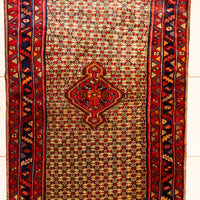 Hand Knotted Wool Zanjan Persian Rug            74"x44"