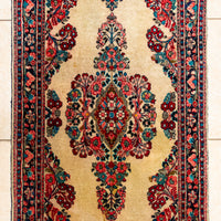Hand Knotted Wool Runner 75"x30"