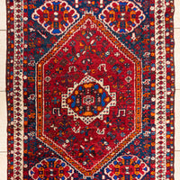 Hand Knotted Wool Persian Rug 64"x49"