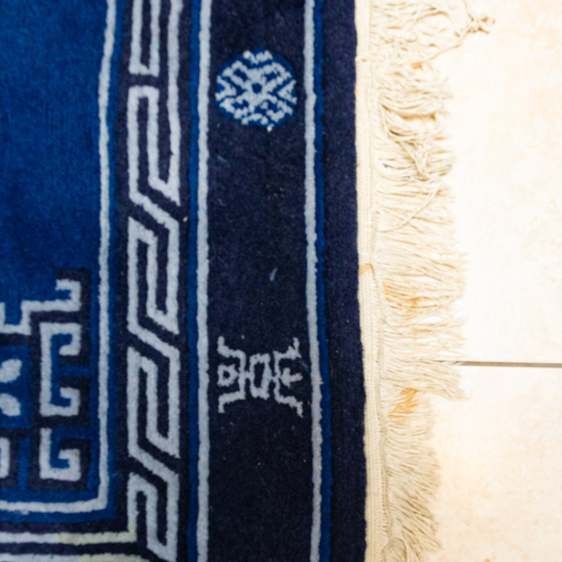 Hand Knotted Wool Nepalese Style Indian Rug 72"x48"