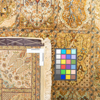 Hand Knotted Wool Kashmiri Panel Rug                120"x78"