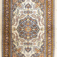 Hand Knotted Antique Wool Rug 76"x50"